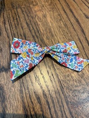 Liberty if London hair bow on alligator clip